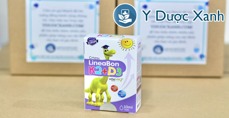 [giá Tốt] Lineabon K2 D3 10ml Nhỏ Giọt Hấp Thu Canxi Mua Sỉ Lẻ Tại Y